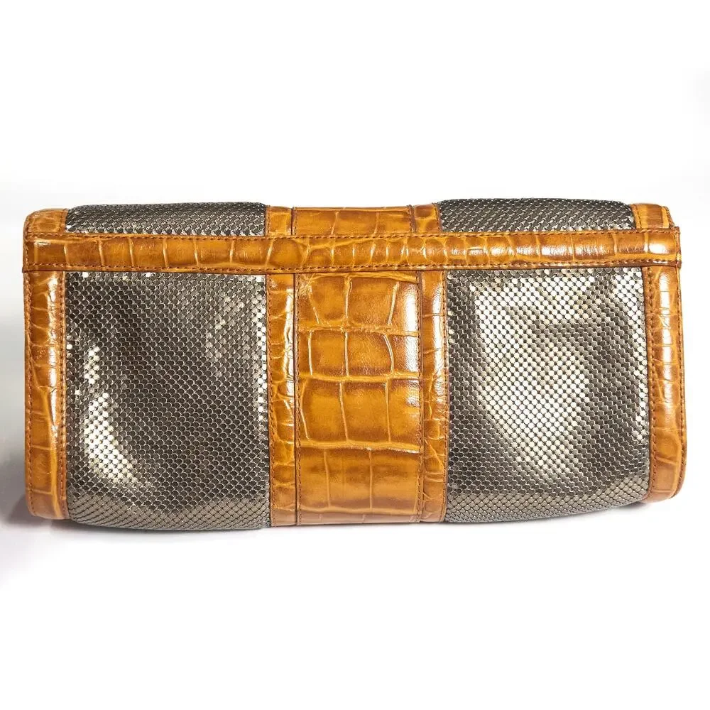 Whiting & Davis Clutch Bag Size OS Silver Y2K Mobwife Vintage Archive